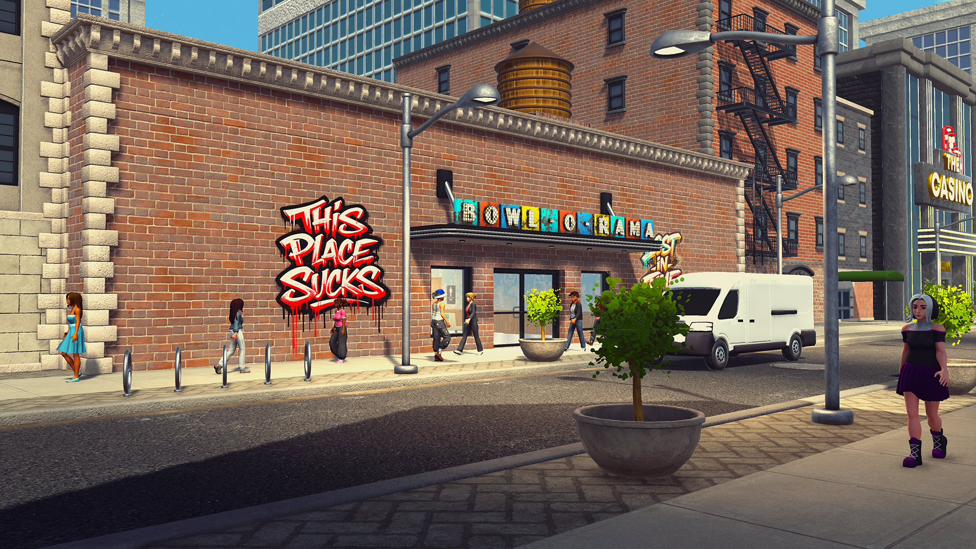 Bowling Alley Exterior